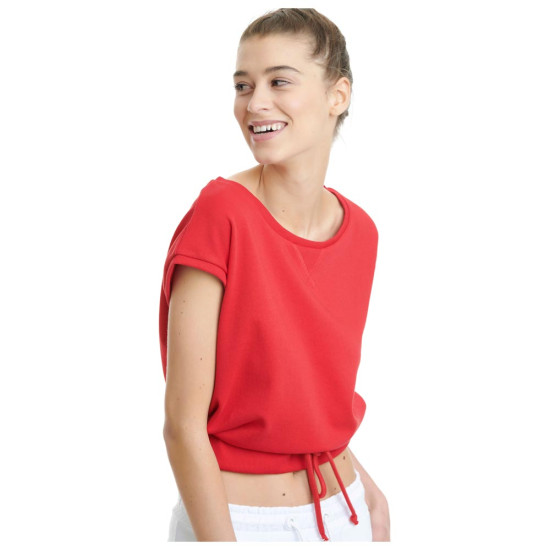 Bodytalk Γυναικεία κοντομάνικη μπλούζα crop